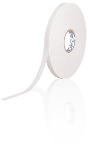 Deltec Dubbelzijdige Montage tape Foam wit 19 mm x 50 m