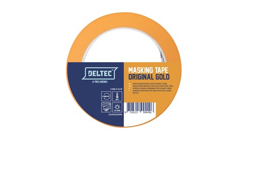 Deltec Masking Tape Gold 9 mm x 50 m