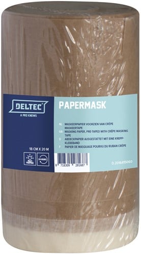 Deltec Papermask 18 cm x 20 m