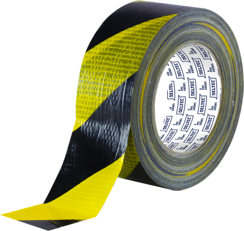 Deltec Duct Tape geel/zwart 